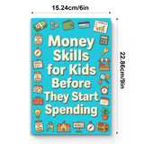 Money Skills for Kids Before They Start Spending product image 8 showing printed book details for screen-free reading and learning