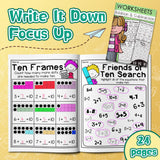 Pre-K and kindergarten addition workbook for Ages 4-8