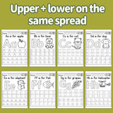 Printed picture word association pages for preschool literacy