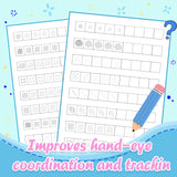 Ages 3-6 tracing workbook for screen-free early writing practice