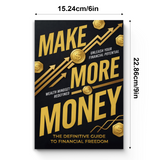 Make More Money Financial Freedom Guide product image 8 showing printed book details for screen-free reading and learning