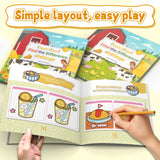 Ages 4-8 find-the-difference activity book for screen-free focus practice