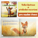Printed Fox and Grapes story book for vocabulary emotions and family reading