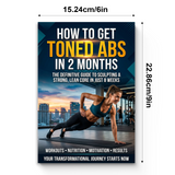 How to Get Toned Abs in 2 Months product image 8 showing printed book details for screen-free reading and learning