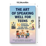Art of Speaking Well for Teens product image 8 showing printed book details for screen-free reading and learning