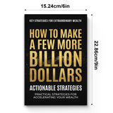 How to Make a Few More Billion Dollars: Wealth Strategy Book product image 8 showing printed book details for screen-free reading and learning