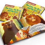 Bilingual Tales: The Lion, the Bear, and the Fox – English & Spanish Storybook