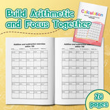 Grade 1 Grade 2 and Grade 3 arithmetic workbook for Ages 6-9