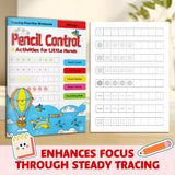 Children's tracing activity book for handwriting readiness