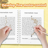 Children's desert pathfinding puzzle book