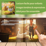 Children's bilingual fable book for early language learning and moral comprehension
