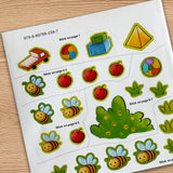 Ages 3-6 I Won't Cry sticker book for feelings awareness