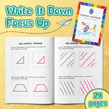 Preschool and Pre-K pen control workbook for Ages 3-6