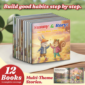 Sunny & Rory 12-book behavior storybook set for social skills and good habits cover