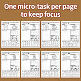 Printed find and circle letter activity pages