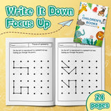 Kindergarten and Grade 1 symmetry practice workbook for Ages 5-8
