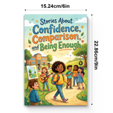 Stories About Confidence Comparison and Being Enough product image 8 showing printed book details for screen-free reading and learning