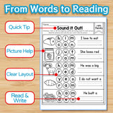 Children's beginning sound recognition pages