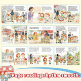 Early reader storybook for phonics, community helper vocabulary, and courage
