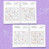 Brain Busters Sudoku Book for Kids Ages 3–12, 4-Book Progressive Puzzle Workbook Bundle, Beginner to Challenge Level Number Logic Games for Focus, Critical Thinking and Problem-Solving Skills