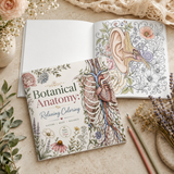 Floral Human Anatomy Coloring Book, Volume 20 physical printed book product image 3, ISBN 9798904669928