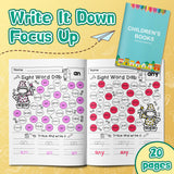 Kindergarten and Grade 1 sight word practice workbook for Ages 5-8