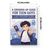 Growing-Up Guide for Teen Guys product image 8 showing printed book details for screen-free reading and learning