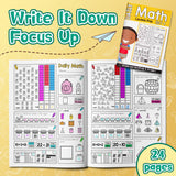Pre-K and kindergarten math practice workbook for Ages 4-8