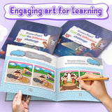 Ages 4-8 activity book for screen-free visual puzzle practice