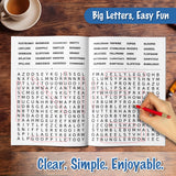 Printed adult brain game book for relaxation, focus, and stress relief