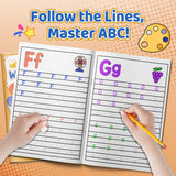 Alphabet writing pages with Ff Ii and Hh examples