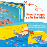 Ages 1-4 interactive board book for screen-free parent-child reading