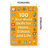 100 Real-World Skills for Home School and Life product image 8 showing printed book details for screen-free reading and learning