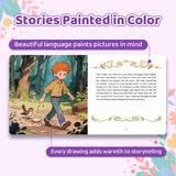 Stories painted in color panel for Hansel and Gretel fairy tale book