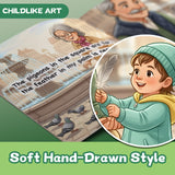 Read-aloud toddler book for spatial awareness, first words, and parent-child learning