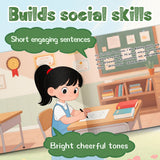 Printed character-building picture book with empathy and positive mindset illustrations