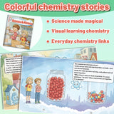Kids screen-free chemistry book for elements, mixtures, and science curiosity