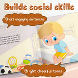 Printed picture book with positive self-talk and confidence-building illustrations