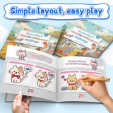 Ages 4-8 activity book for screen-free concentration and puzzle fun
