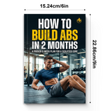 How to Build Abs in 2 Months product image 8 showing printed book details for screen-free reading and learning