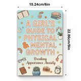 Size reference image for teen girl puberty and confidence book