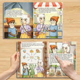 Ages 7-14 finance story book about inflation and everyday financial awareness