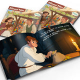 Children's bilingual story book for early language learning and moral comprehension