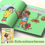 Printed STEM book for change vocabulary, observation, and early science learning