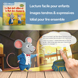 Children's bilingual fable book for early language learning and comparison