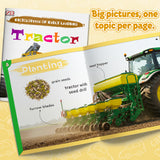 Tractor, Encyclopedia of Early Learning for Kids, Preschool Picture Book for Farm Vehicles, Everyday Vocabulary, Machine Recognition, and Early Learning Fun
