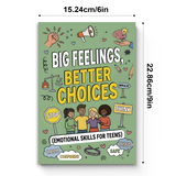 Big Feelings, Better Choices: Emotional Skills for Teens product image 8 showing printed book details for screen-free reading and learning