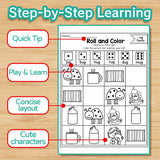 Children's CVC word family practice book for early readers