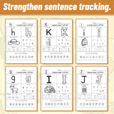 Children's creative alphabet workbook with daily practice pages