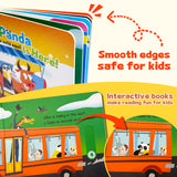 Ages 1-4 interactive board book for screen-free parent-child reading